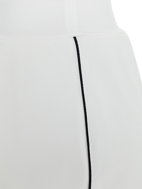 Белый спортивный костюм из свитшота и юбки-мини, 5