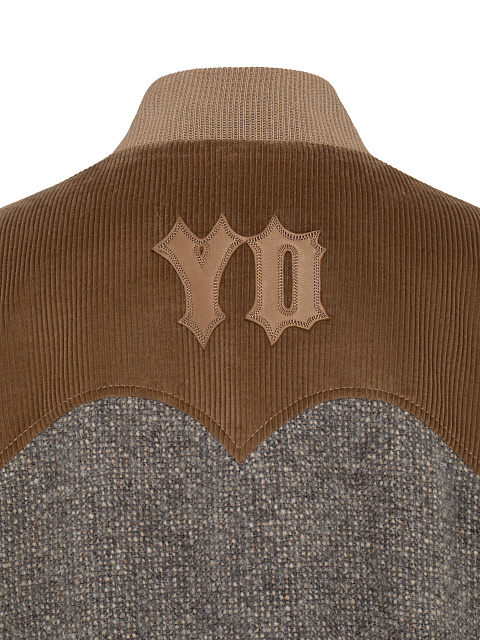 Серый бомбер из шерсти букле с люрексом, 8 Серый бомбер из шерсти букле с люрексом, 8