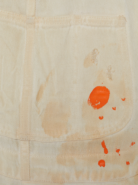 Бежевый комбинезон из денима с разводами, 3 Бежевый комбинезон из денима с разводами, 3