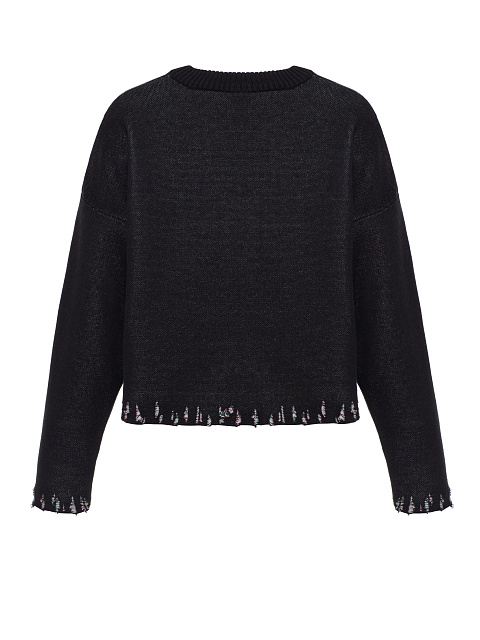 Черный свитер No Drama Club, 2