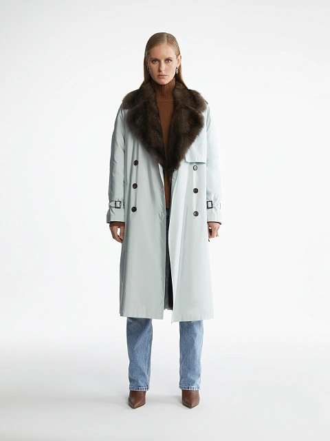 Голубой тренч на Баргузинском соболе, 1