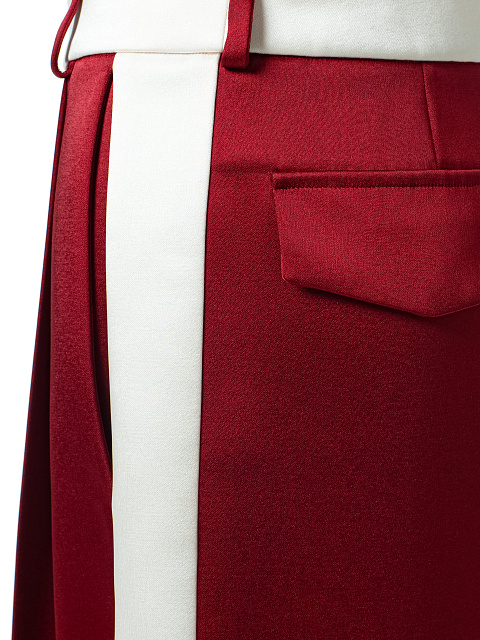 Бордовые брюки-палаццо, 4