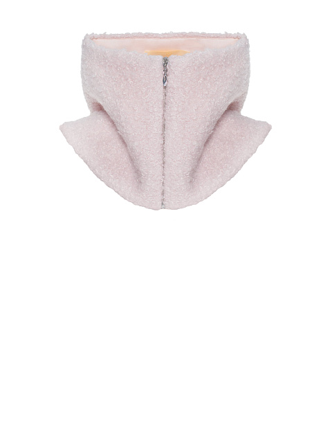 Светло-розовый воротник-шарф на молнии, 1