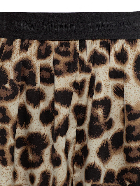 Леопардовый комплект из топа на завязках и шорт с рюшами, 4 Леопардовый комплект из топа на завязках и шорт с рюшами, 4