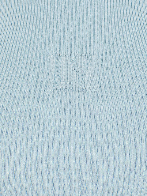 Голубой укороченный топ-лапша, 3 Голубой укороченный топ-лапша, 3