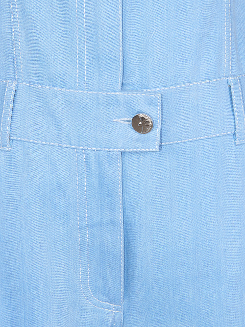 Голубой комбинезон из денима, 4