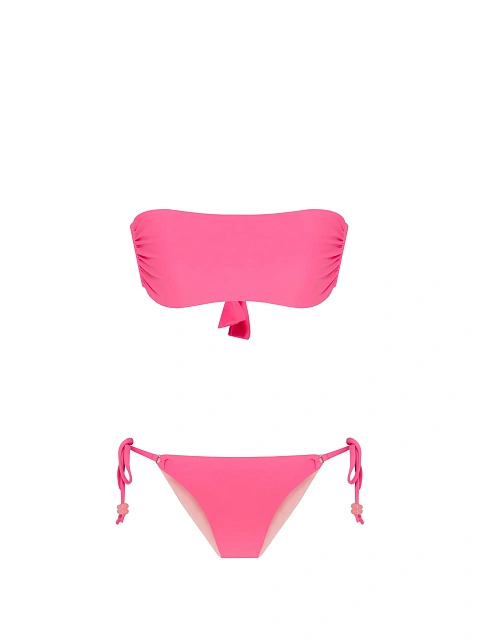 Розовый раздельный купальник , 2