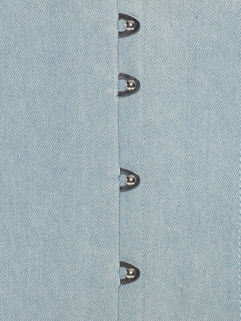 Светло-голубой корсет из денима, 3 Светло-голубой корсет из денима, 3