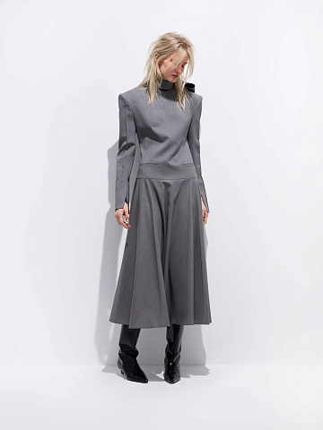 Платье-миди из шерсти, 2