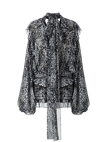 Черно-белое платье-мини, 2