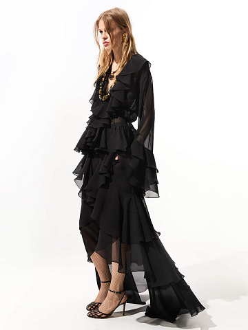 Черная юбка-макси, 2