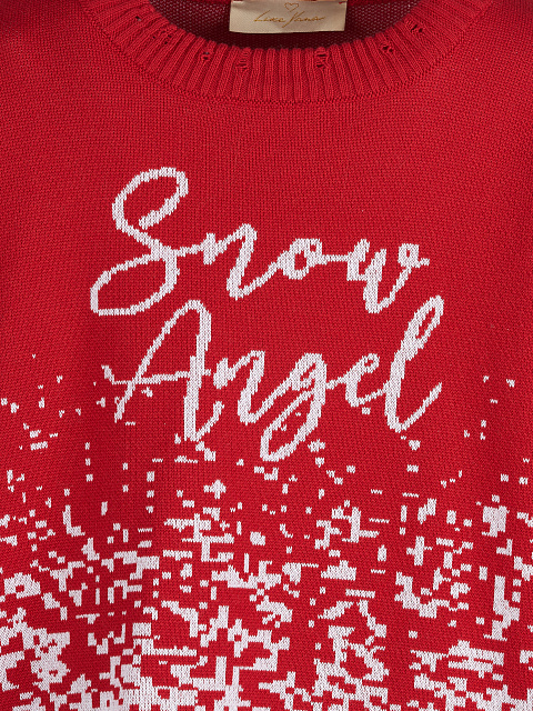 Красный свитер Snow Angel, 3 Красный свитер Snow Angel, 3