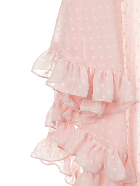 Розовый сарафан из шифона в горошек, 3 Розовый сарафан из шифона в горошек, 3