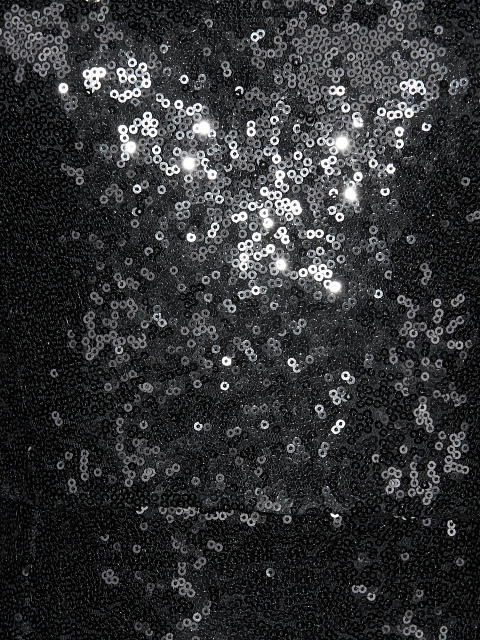 Черное платье-макси в пайетках, 3