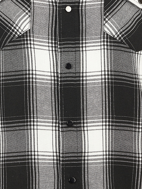 Черно-белая рубашка в клетку, 3
