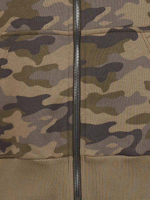 Мужской спортивный костюм цвета хаки с камуфляжным принтом, 4