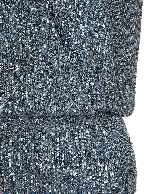 Серый комбинезон в пайетках, 3