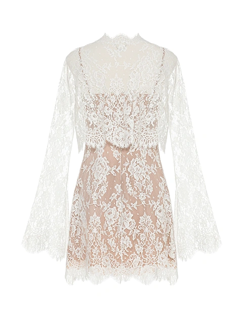 Белый комплект из хлопка и кружева, 2 Белый комплект из хлопка и кружева, 2