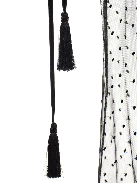 Платье-макси из черной сетки с кружевом, 3 Платье-макси из черной сетки с кружевом, 3