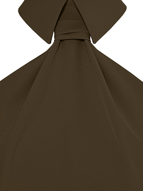 Зеленое платье-миди без рукавов, 3