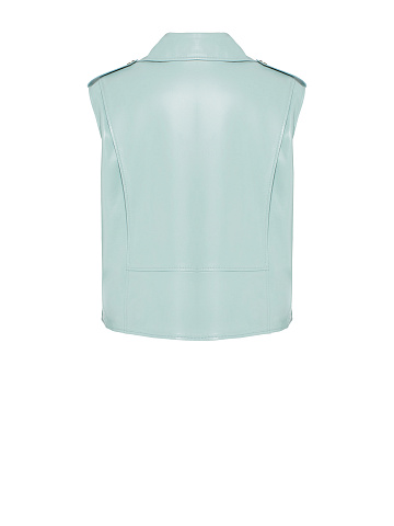 Голубой кожаный жилет, 2