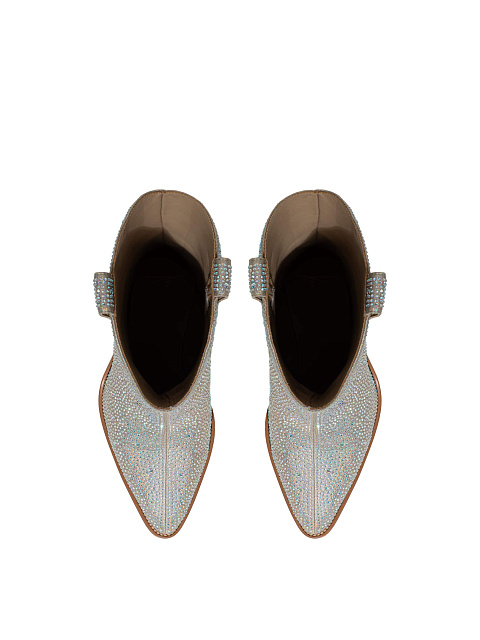 Серебристые казаки со стразами, 4