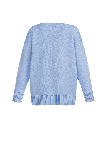 Голубой свитер «Снежно», 2