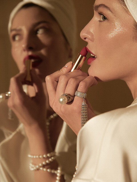 Кольцо из белого золота, жемчуга и бриллиантов, 3