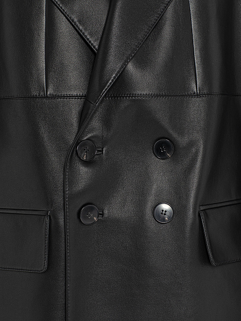 Кожаный жакет с капюшоном, 5