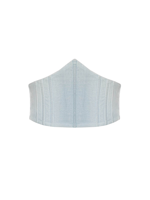 Голубой корсет из бархата, 1