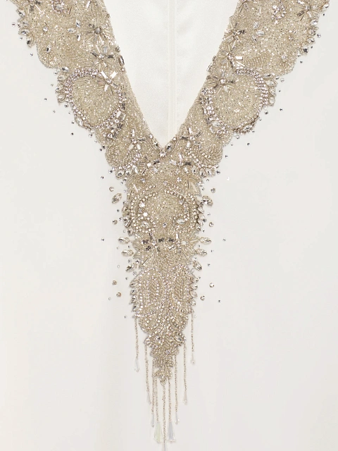 Платье-мини из шелка с вышивкой, 3 Платье-мини из шелка с вышивкой, 3