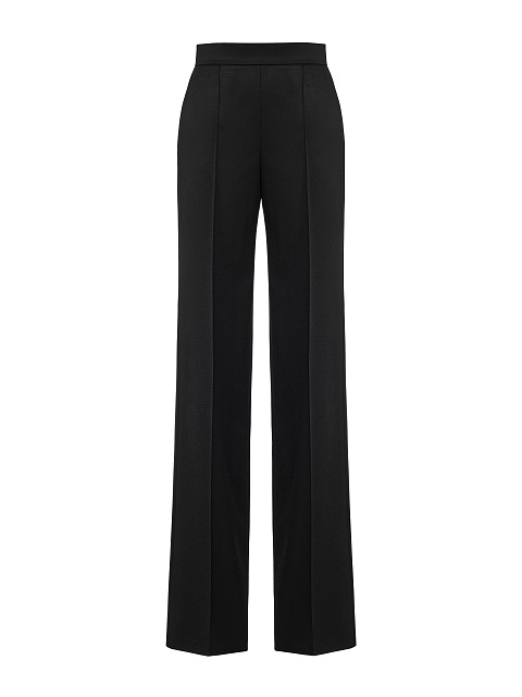 Черный костюм-двойка из шерсти с кристаллами, 3