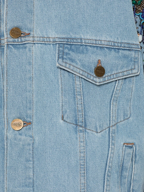 Объемная джинсовка с вышивкой, 3