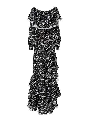 Платье-макси из шифона, 2