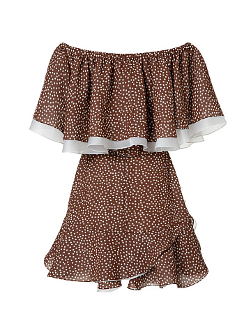 Платье-мини из шифона, 2