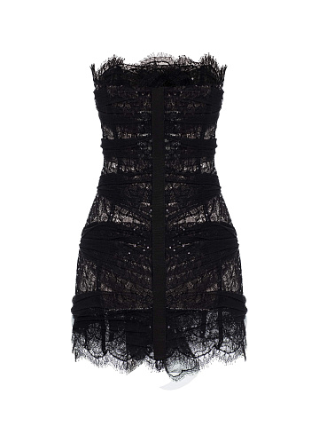 Платье-мини из кружева, 2