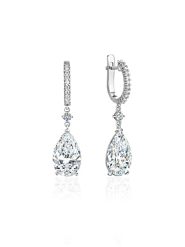 Серьги с бриллиантами LG, 1