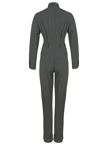 Темно-серый комбинезон в полоску, 2