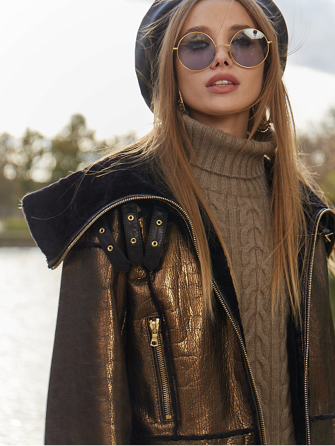 Бронзовая куртка из овчины, 6