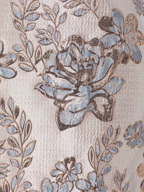 Костюм из парчи с цветочным узором , 4