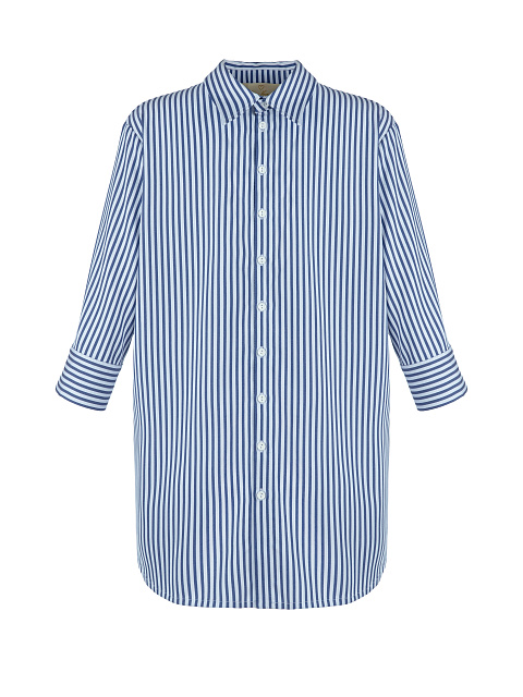 Темно-синий хлопковый сет из бра и рубашки, 3