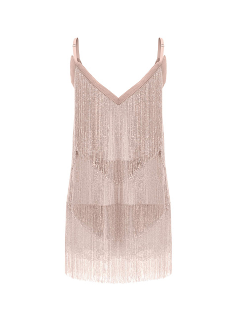 Платье-мини с бахромой, 2