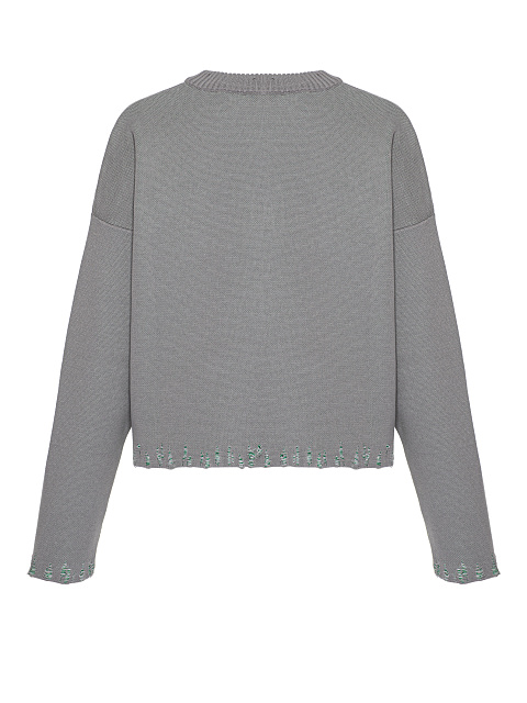 Серый свитер No Drama Club, 2