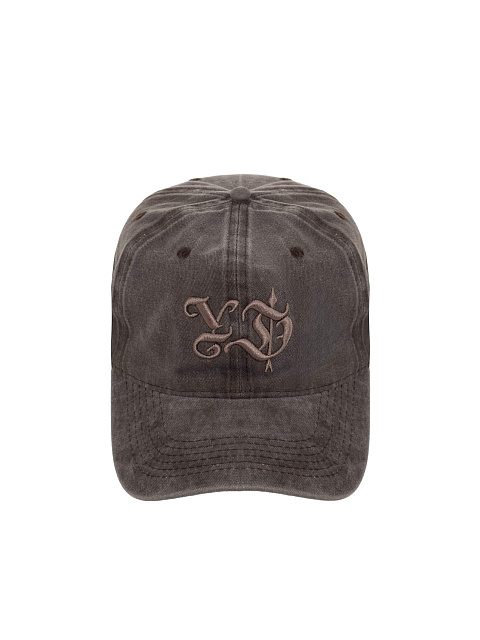 Серо-коричневая кепка из денима, 2