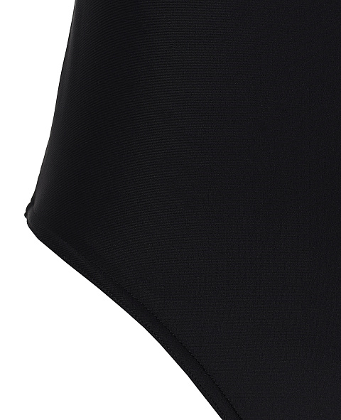 Черный слитный купальник, 3