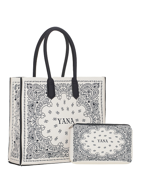 Косметичка из неопрена с черным принтом, 5 Косметичка из неопрена с черным принтом, 5