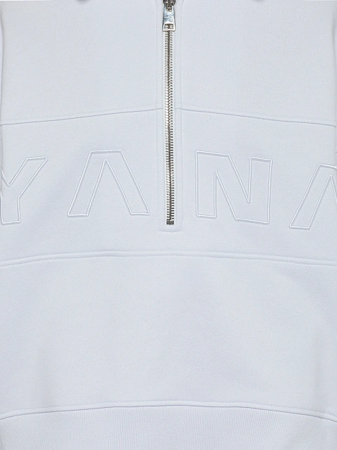 Белый трикотажный костюм с вышивкой YANA, 5