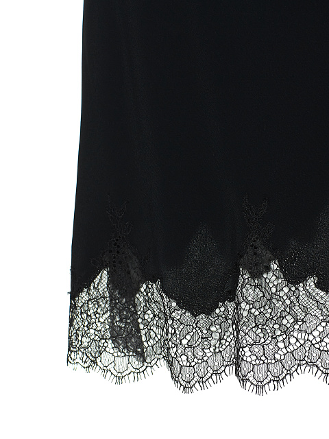 Плиссированное платье-мини с леопардовым принтом и кружевом, 6