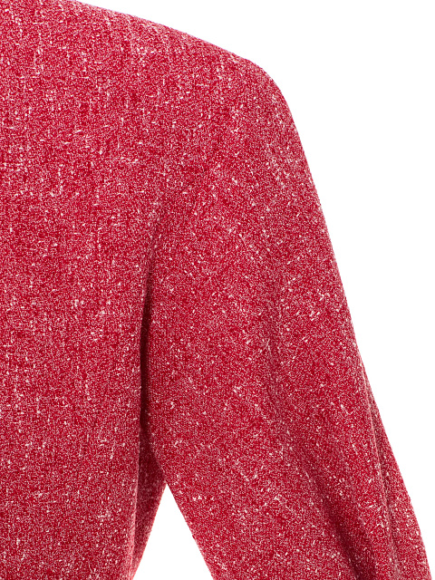 Красный костюм-двойка из твида, 6