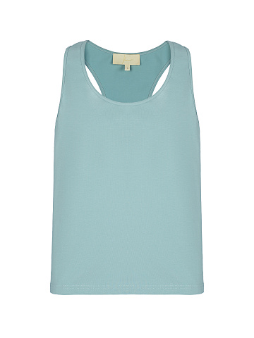 Голубая майка из хлопка, 1